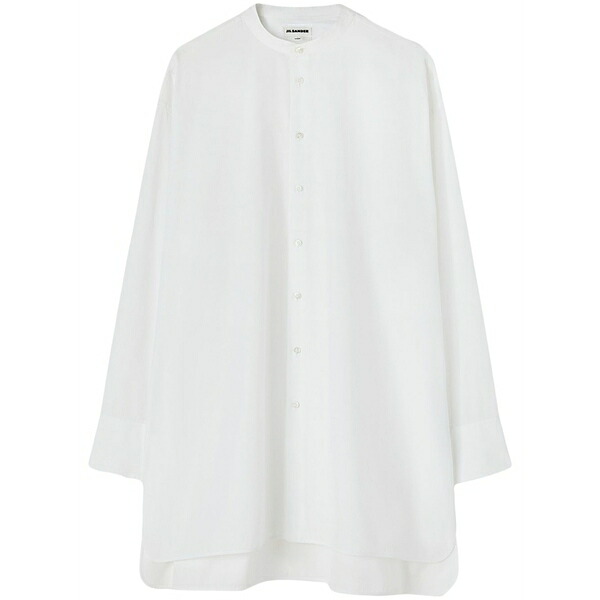 ジル・サンダー メンズ プルオーバー トップス Sunday cotton shirt White