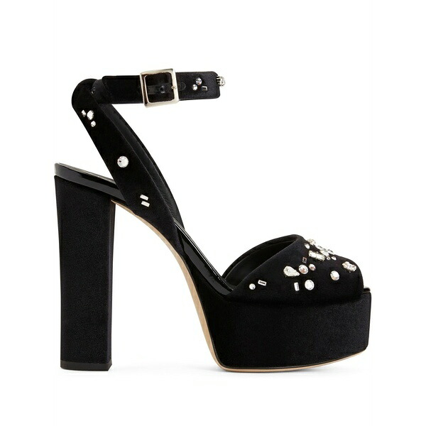 ジュゼッペザノッティ レディース サンダル シューズ 120粍 betty platform sandals Black