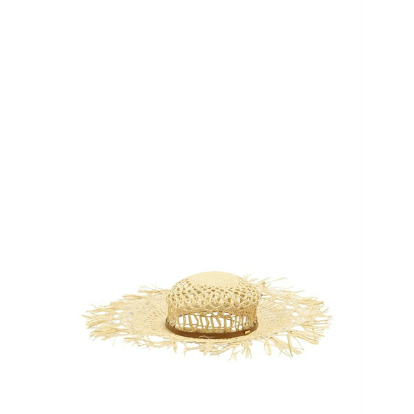 コチネレ レディース 鳥打ち帽 付属物 Frayed-brim hat Neutrals