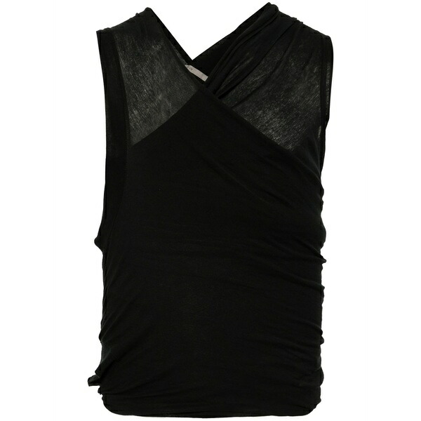 リックオウエンス メンズ ティーシャツ トップス Hollywood banana top Black