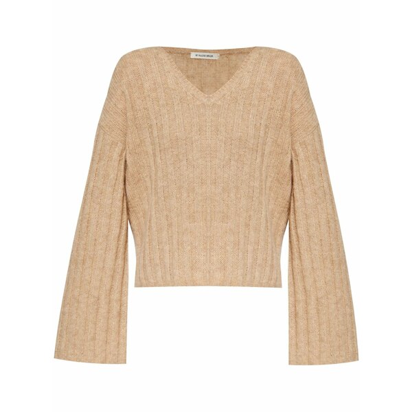 バイマレンバーガー レディース 編み物\u0026スウェーター アウター V-neck chunky-ribbed jumper  Neutrals