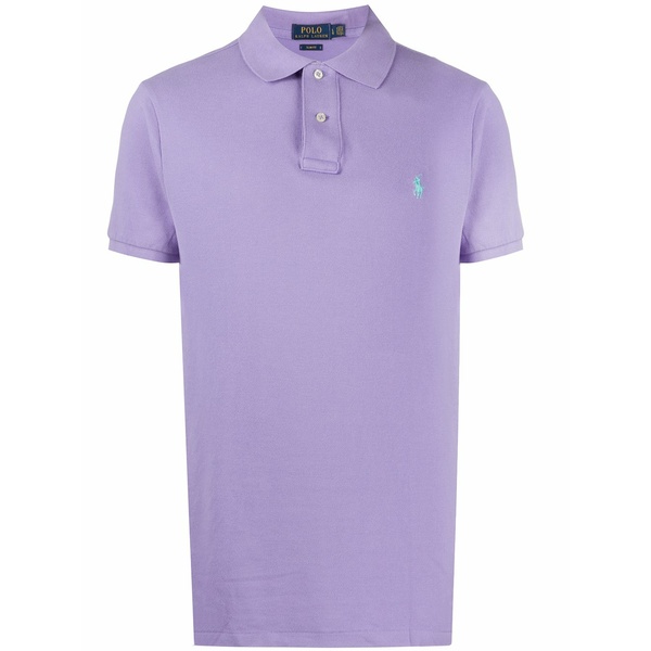 ラルフローレン メンズ スポーツシャツ トップス Logo embroidered shortsleeved polo shirt Purple