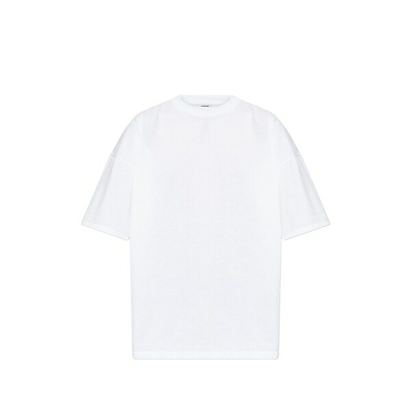ご機嫌冷やりとした メンズ ティーシャツ トップス Virgil crew-neck t-shirt White