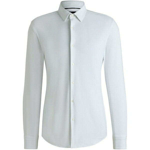 ボス メンズ シャツ トップス Button-up shirt White|asty