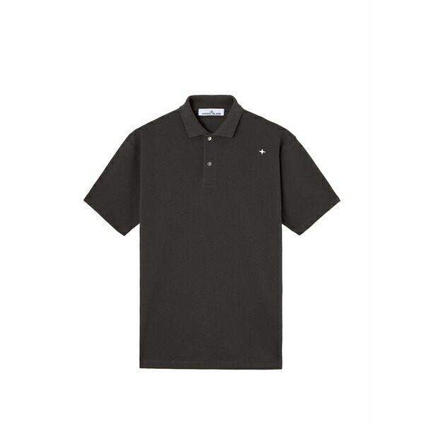 ストーンアイランド メンズ スポーツシャツ トップス Stellina organic cotton polo shirt Grey