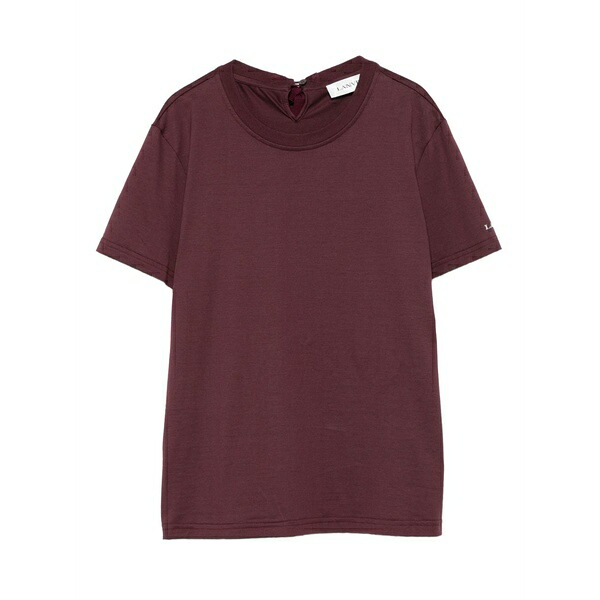 ランバン レディース プルオーバー トップス Keyhole tie-detail top Purple