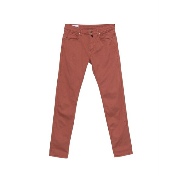 インコテックス メンズ 心地好いズボン下 ボトムス Slim-fit trousers Red