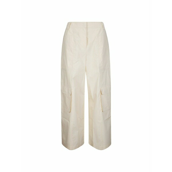 メゾン キツネ レディース カジュアルパンツ ボトムス Parachute wide-leg cargo pants Neutrals｜asty