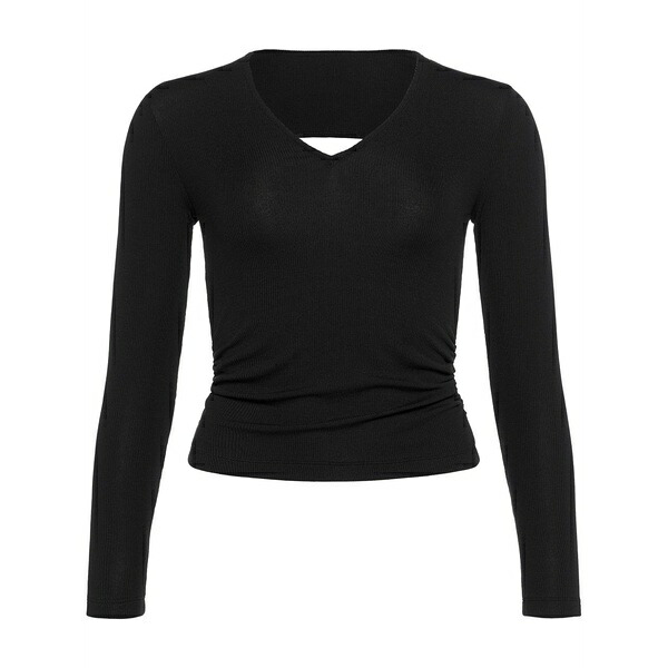 エレス レディース 編み物\u0026スウェーター アウター Nezha top Black