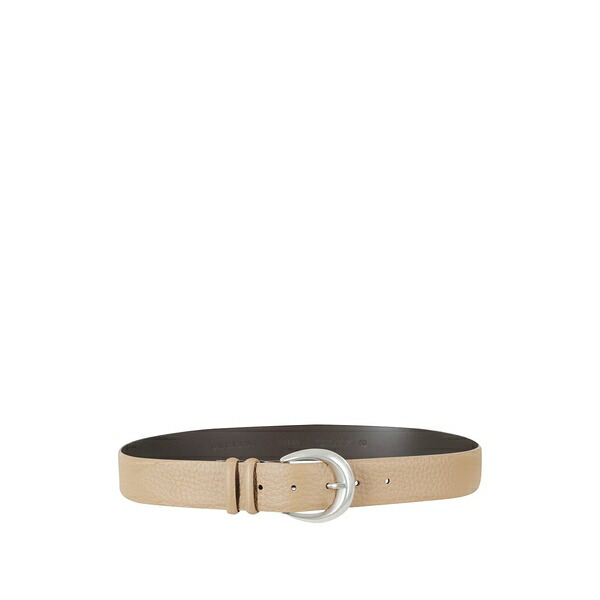 オルチアーニ レディース 三尺帯 付属物 Grained leather belt Neutrals