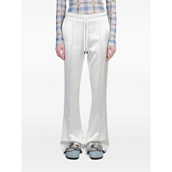J.W.アンダーソン レディース 心地好いズボン下 ボトムス Drawstring-waist track trousers White