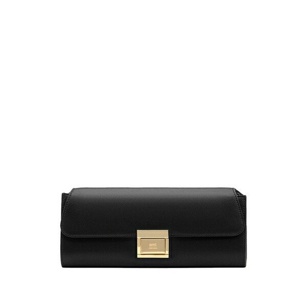 意中の女 レディース ショルダーバッグ 御徒面子 Mimi leather messenger bag Black
