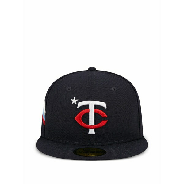 ニュー内鰓 メンズ かぶり笠 添え物 59fifty minnesota twins cap Blue