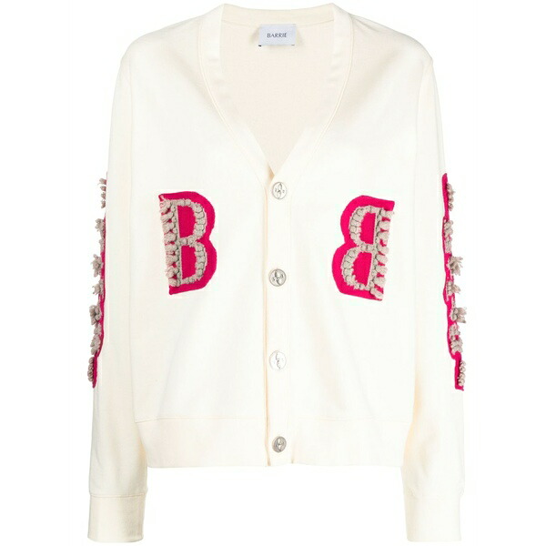 バリー レディース ジレー アウター B-logo cardigan Neutrals