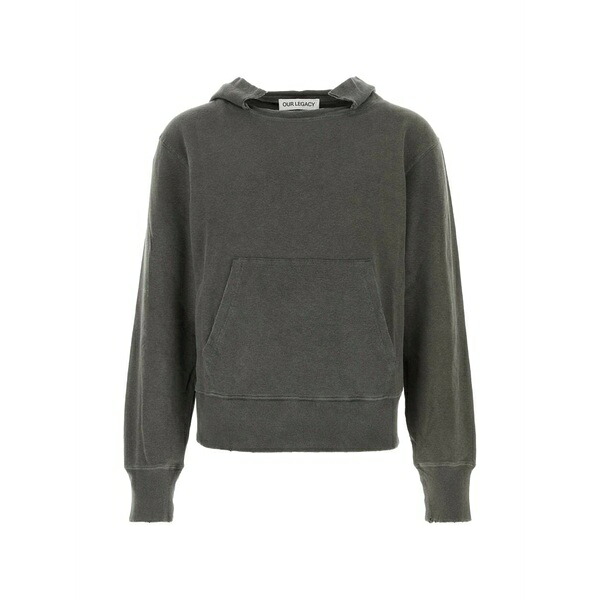 アワーレガシー メンズ パーカー・スウェットシャツ アウター Relic distressed-effect hoodie Grey