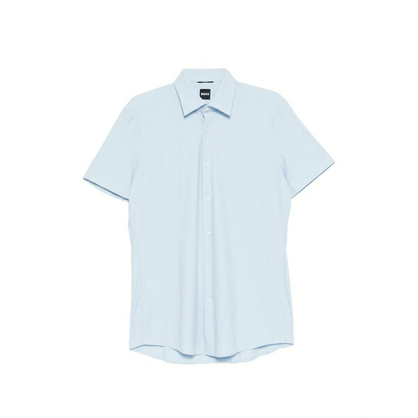 ボス メンズ シャツ トップス Short-sleeved shirt Blue｜asty