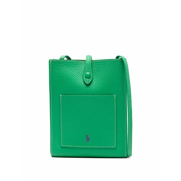 ラルフローレン レディース トートバッグ 御徒面子 Polo play leather tote bag Green