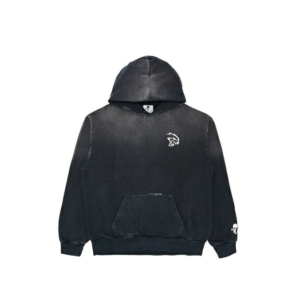 ウォーレンロータス メンズ パーカー・スウェットシャツ アウター Dodge srt loves atl logo-print faded hoodie Black
