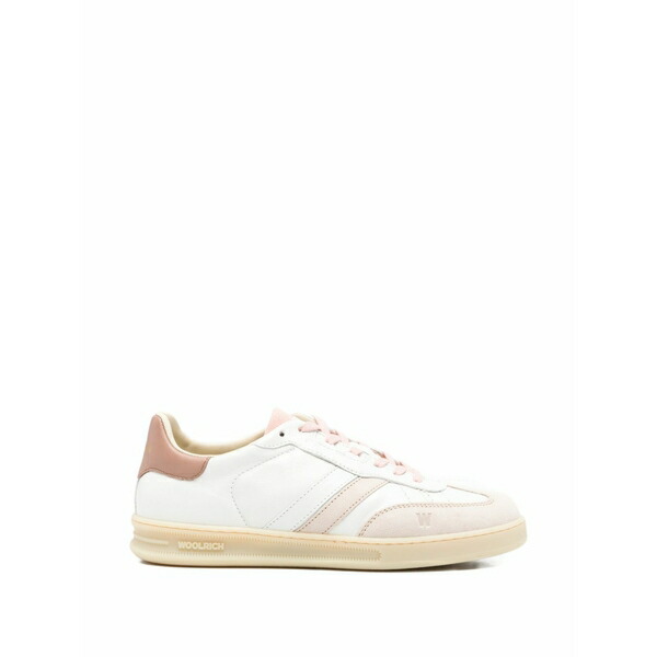 羊毛 一財産 レディース スニーカー シューズ Striped sneakers White