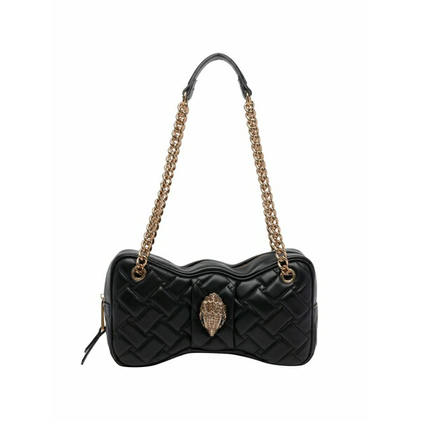 カートジェイガーロンドン レディース トートバッグ 御徒面子 Kensington bow quilted leather tote bag Black