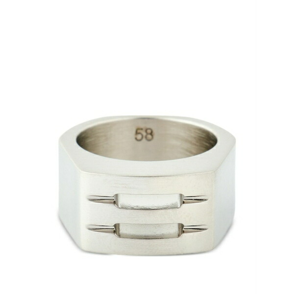 リックオウエンス メンズ 輪っか 付属物 Grill ring Silver