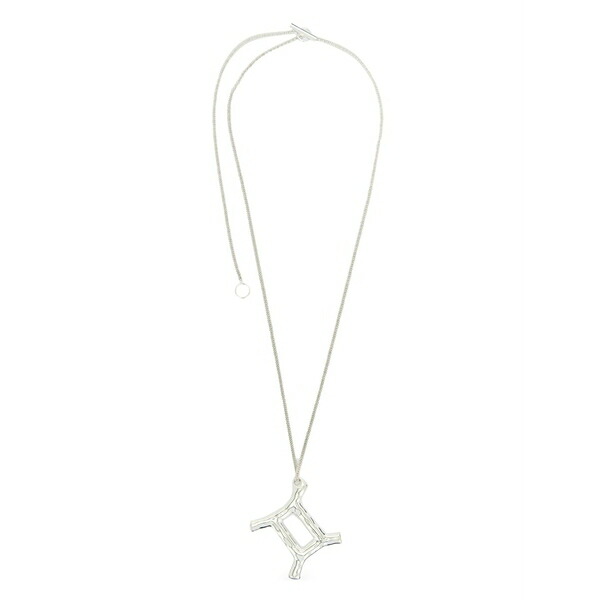 ジル・サンダー メンズ 首飾り・チョー鉄道車両 付属物 Zodiac-pendant chain necklace Silver