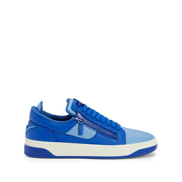 ジュゼッペザノッティ メンズ スニーカー シューズ Gz94 double-zip low-top sneakers Blue
