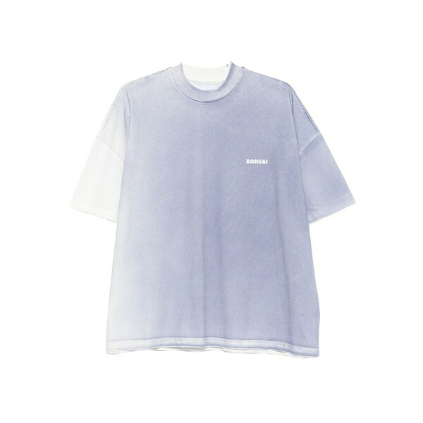 ボン犀 メンズ ティーシャツ トップス Tie-dye t-shirt Blue