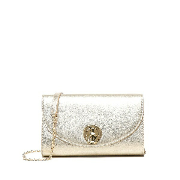 コチネレ レディース ショルダーバッグ 御徒面子 Small nikla shoulder bag Gold