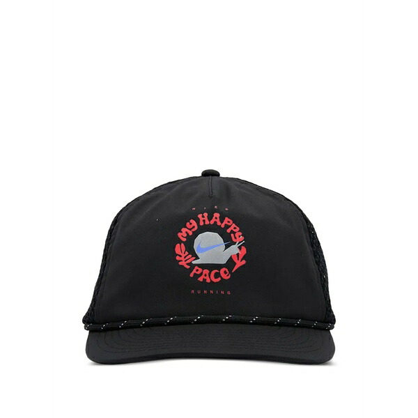 ナイキ レディース 鳥打ち帽 付属物 Pro dri-fit my happy pace running cap Black