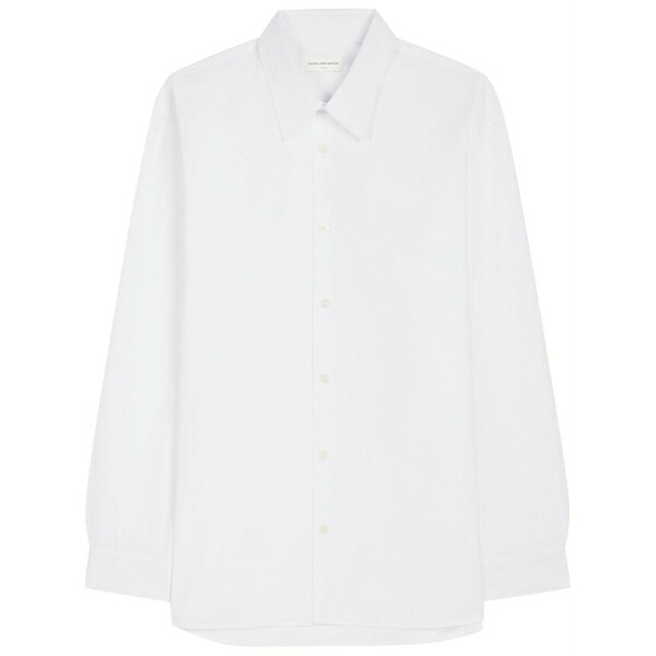ドリス・ヴァン・ノッテン メンズ プルオーバー トップス Cotton shirt  White