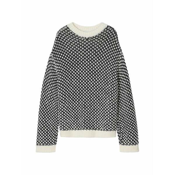 クローズド レディース 編み物\u0026プルオーバー アウター Crew-neck patterned sweater White