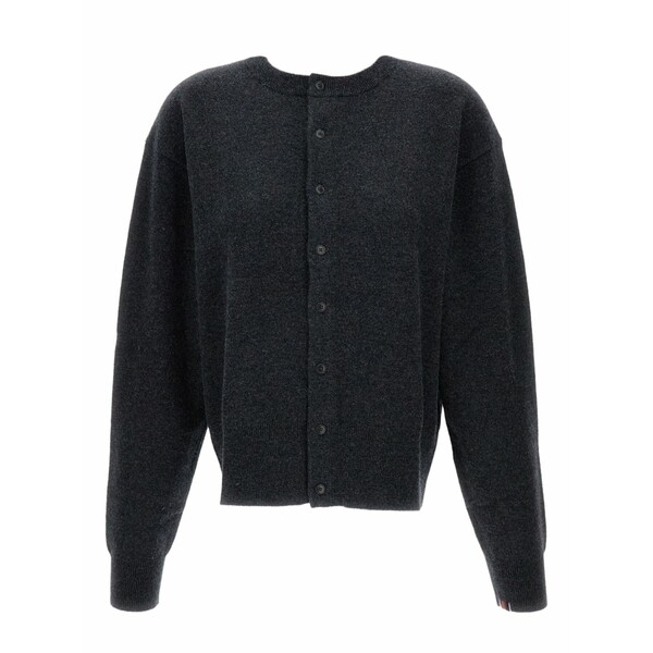 エクストリームカシミア メンズ ジレー アウター Cashmere blend cardigan Black