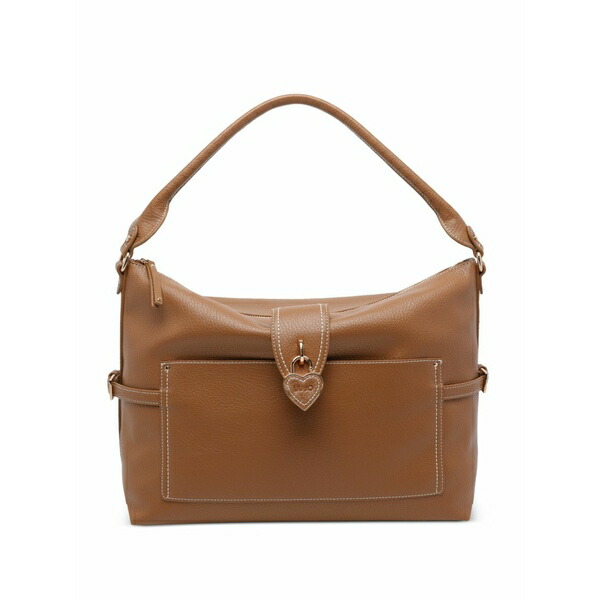 リュージョー レディース クラッチペダル御徒面子 御徒面子 Heart motif clutch bag Neutrals