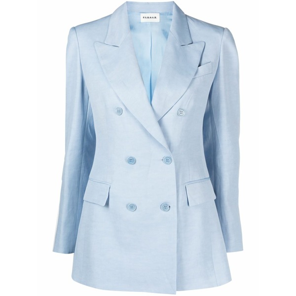 パロッシュ レディース 上衣＆上衣 アウター Raisa double-breasted blazer Blue