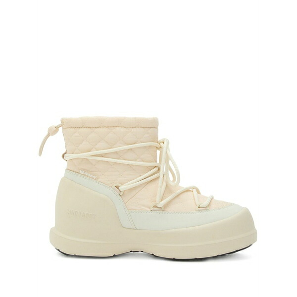 お月さまブーツ メンズ ブーツ シューズ Mezzaluna quilted boots Neutrals