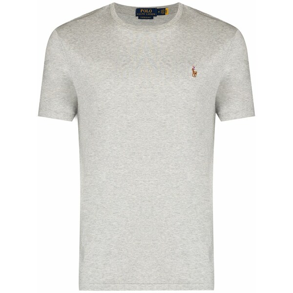 ラルフローレン メンズ ティーシャツ トップス Embroidered logo t-shirt Grey