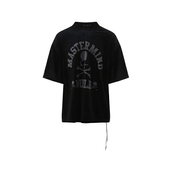 御師匠さん肝ったま 世界 メンズ プルオーバー トップス Skull graphic t-shirt Black