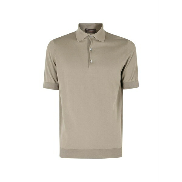 フィリッポ デ ラウレンティス メンズ スポーツシャツ トップス Short-sleeve polo shirt Brown