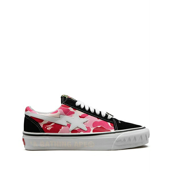 バンズ メンズ スニーカー シューズ X bape old skool sneakers Green｜asty