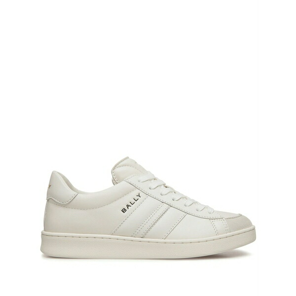 バリー レディース スニーカー シューズ Tennis leather sneakers White