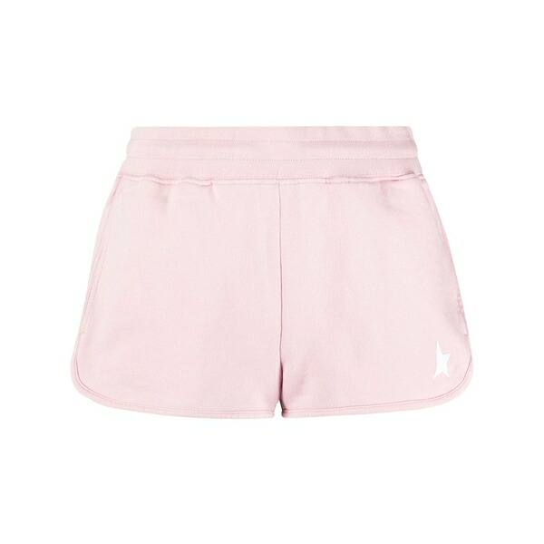 ゴールデングース レディース 心地好いズボン下 ボトムス Motif-print track shorts Pink