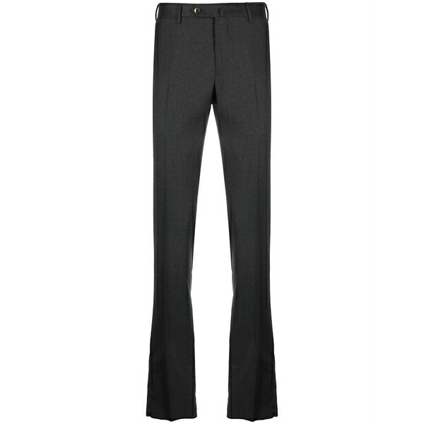 PTトリノ メンズ 心地よいズボン下 ボトムス Slim-cut tailored trousers Grey