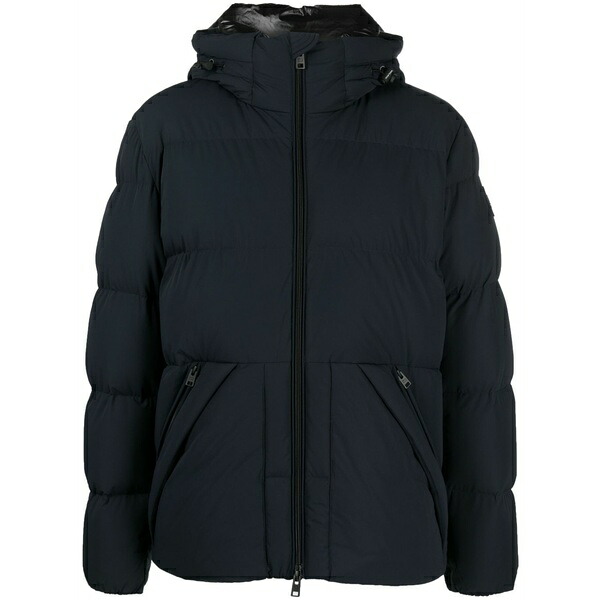 羊毛 分限者 メンズ 上衣＆上衣 アウター Padded hooded jacket Blue