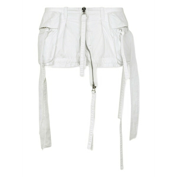 ディースクエアード レディース 心地よいズボン下 ボトムス Multipocket cargo shorts White