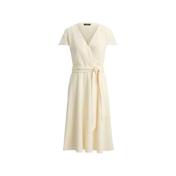 ラルフローレン レディース 衣装 トップス Belted wrap dress Neutrals