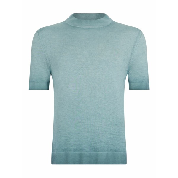 マロ メンズ ティーシャツ トップス High-neck sweater Blue