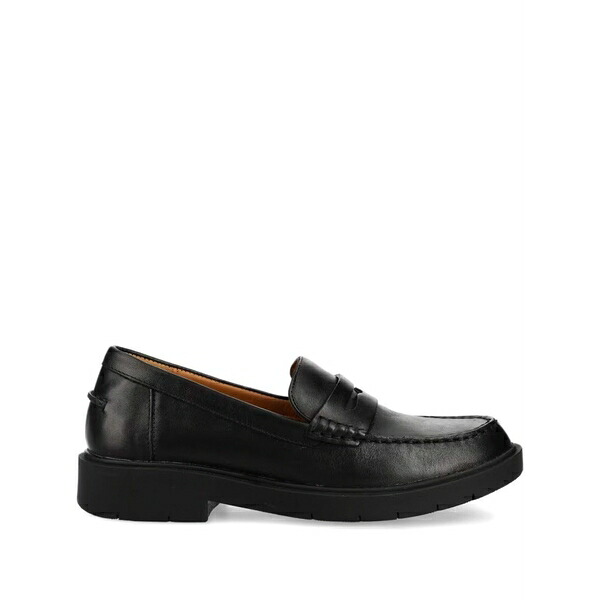 ジェオックス レディース スリッポン・ローファー シューズ Spherica ec1 stitched-detail loafers Black|asty