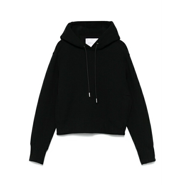 サカイ レディース パーカー・スウェットシャツ アウター S sponge hoodie Black