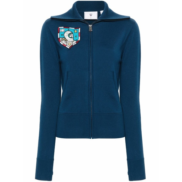 ロシニョール レディース ジレー アウター X jcc galina zip-up cardigan Blue